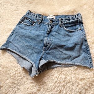 Abercrombie & Fitch Light Blue Jean Shorts